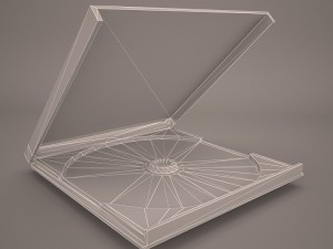 cd jewel case Modelo 3D