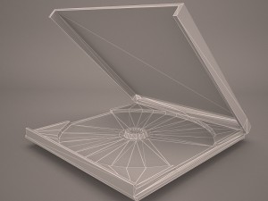 cd jewel case Modelo 3D