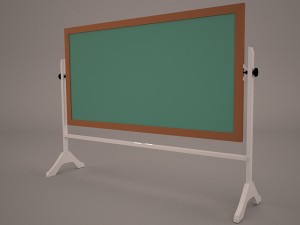 chalkboard 3D 模型