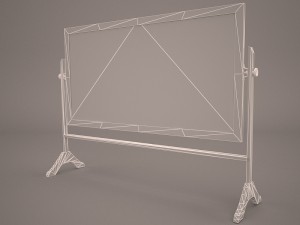 chalkboard 3D 模型