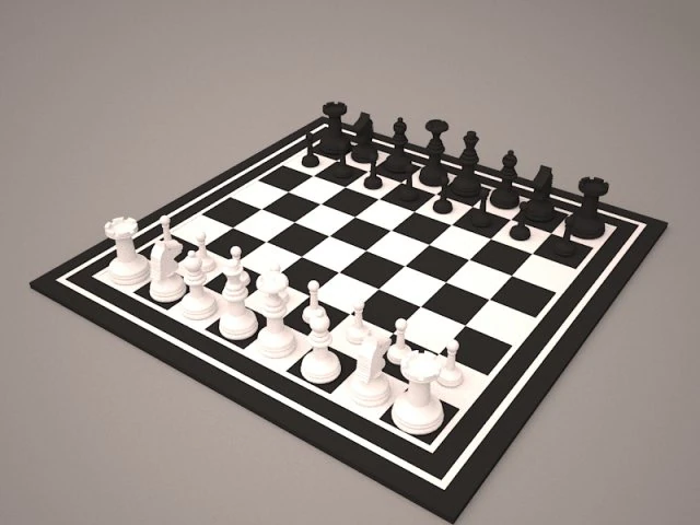 chess 3D Model .c4d .max .obj .3ds .fbx .stl .blend 
