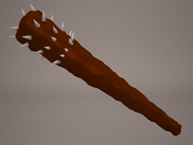club mace 3D Модель .c4d .max .obj .3ds .fbx .stl .blend