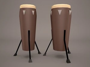 コンガ 3Dモデル