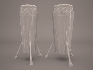 congas 3D Модель