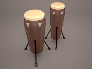 congas 3D Модель