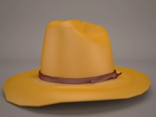 cowboy hat 3D Model .c4d .max .obj .3ds .fbx .stl .blend 