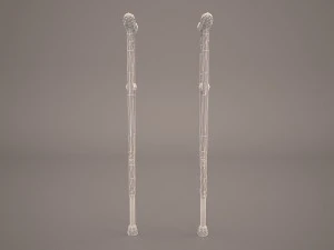 crutches 3D Model