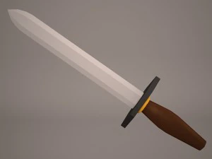 pugnale Modello 3D