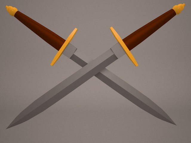 dagger 1 3D 模型 .c4d .max .obj .3ds .fbx .stl .blend 