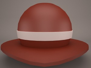 hat woman 3D Model