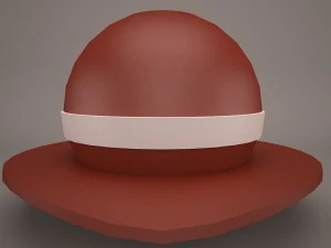 hat woman 3D Model