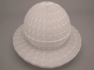 hat woman 3D Model