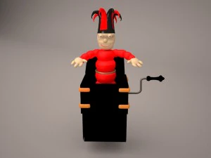 상자 속의 잭 3D 모델