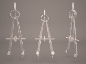 drafting compass 3D Модель