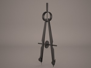 drafting compass 3D Модель