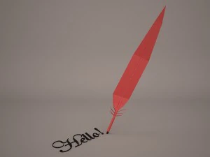 feather 3D Model