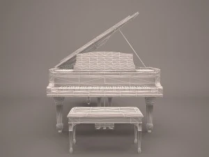 grand piano 3D Model
