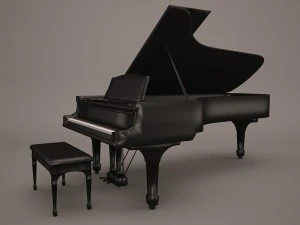 grand piano 3D Model