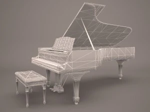 grand piano 3D Model