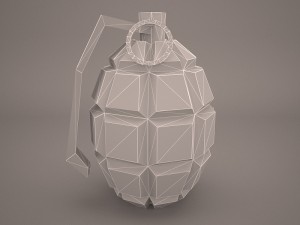 grenade Model 3D