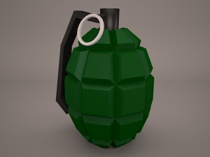 grenade Model 3D