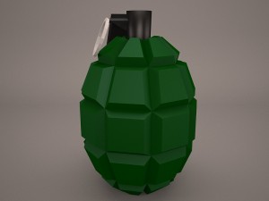 grenade Model 3D