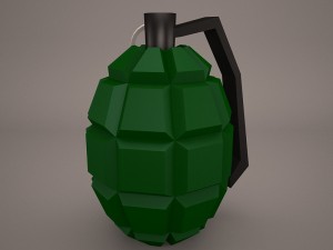 grenade Model 3D