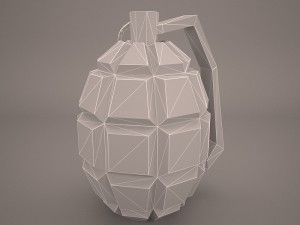 grenade Model 3D