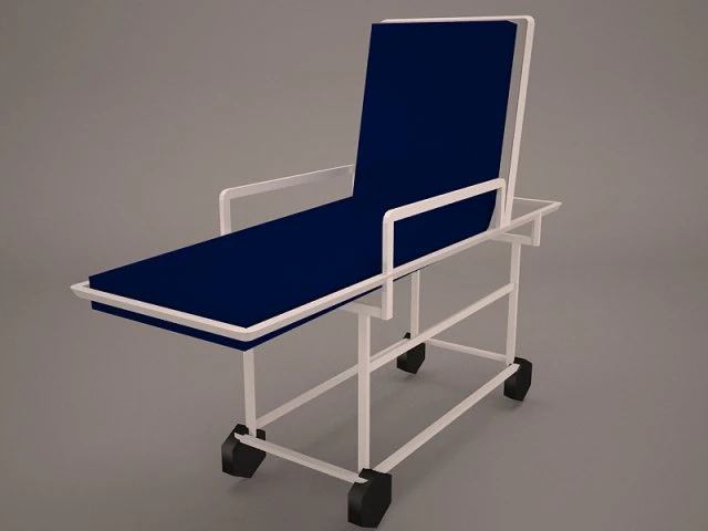 gurney 3D Model .c4d .max .obj .3ds .fbx .stl .blend