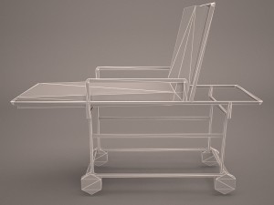 gurney 3D Model
