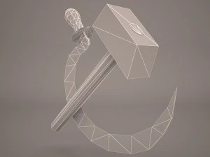 hammer and sickle 3D Model
