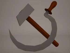 hammer and sickle 3D Model
