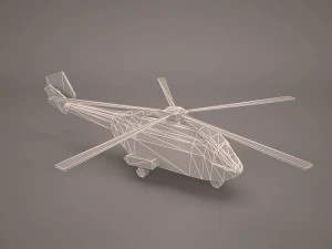 вертолет 3D Модель
