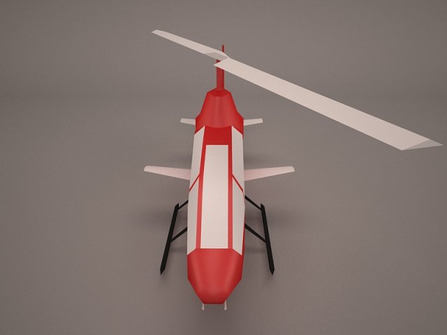 helicopter 1 Modelo 3D .c4d .max .obj .3ds .fbx .stl .blend 