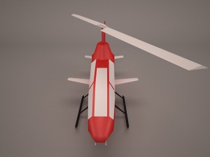 helicopter 1 3D Model