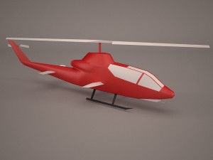 helicopter 1 Modelo 3D