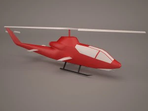 helicopter 1 3D Model