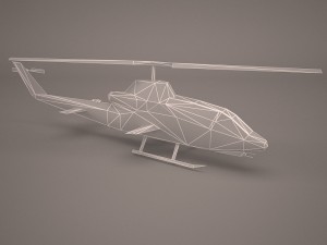 helicopter 1 Modelo 3D