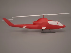 helicopter 1 3D Model
