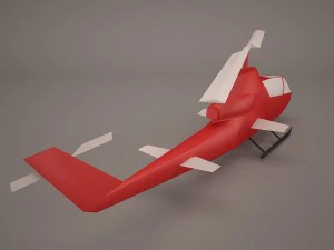helicopter 1 3D Model