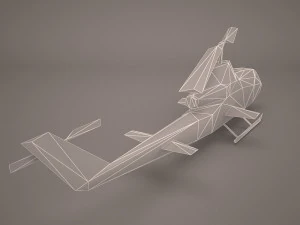 helicopter 1 3D Model