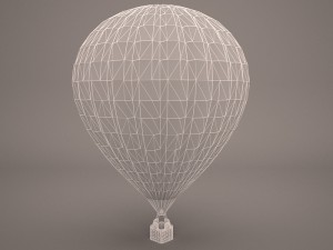 hot air balloon Modelo 3D
