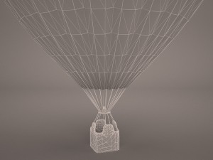 hot air balloon Modelo 3D