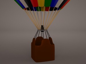 hot air balloon Modelo 3D