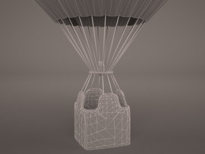 hot air balloon Modelo 3D