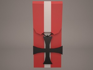 iron cross medal 3D मॉडल