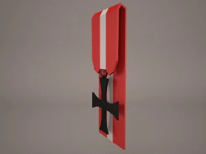 iron cross medal 3D Model