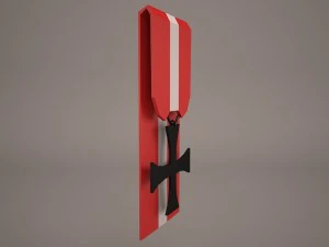 iron cross medal 3D Model