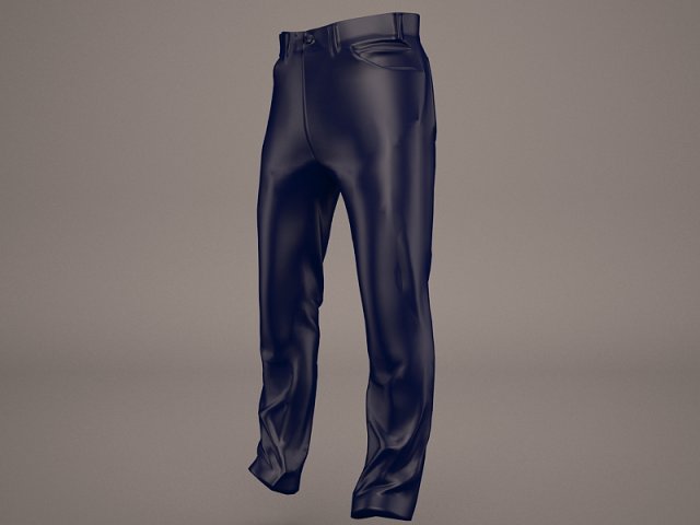 blue jeans 3D Model .c4d .max .obj .3ds .fbx .stl .blend 