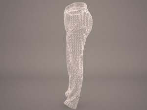 blue jeans 3D Model